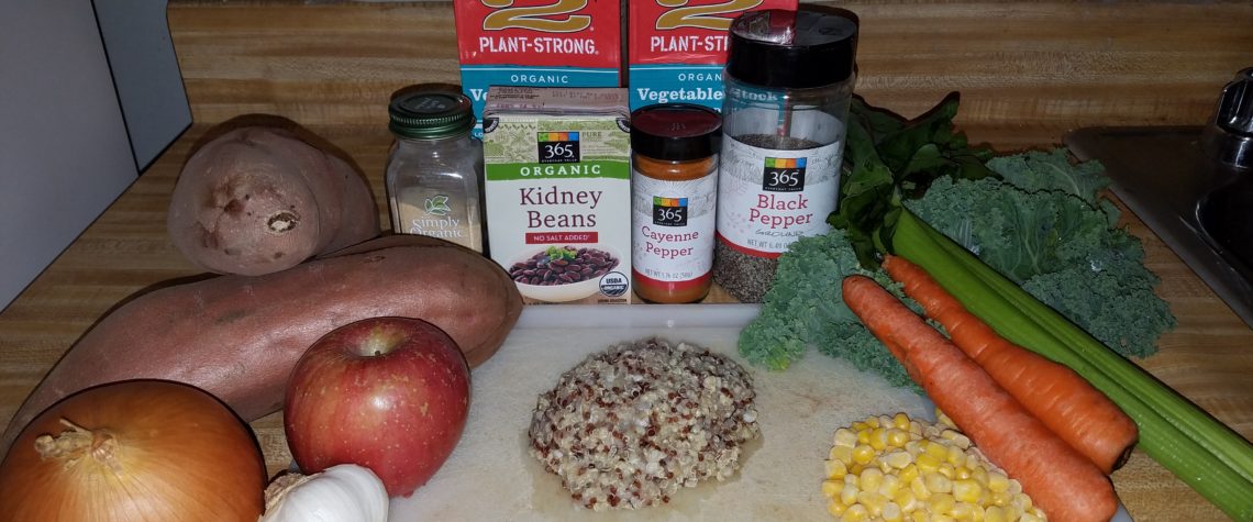 BadAss Sweet Potato Quinoa Soup